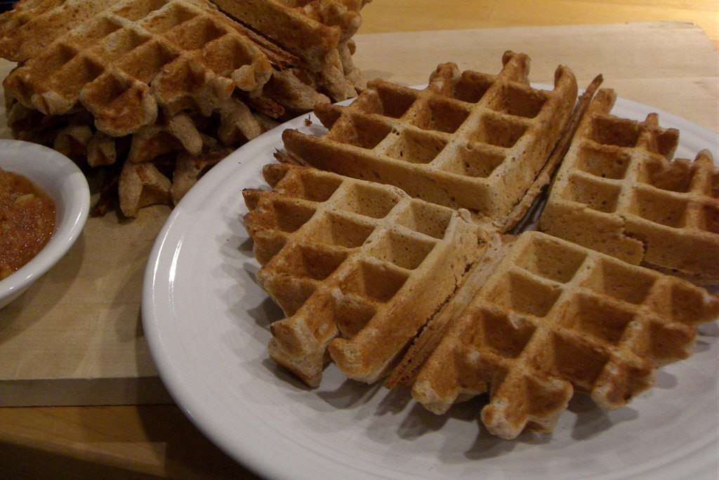 Whole Grain Cottage Cheese Waffles Get Healthy With Heather